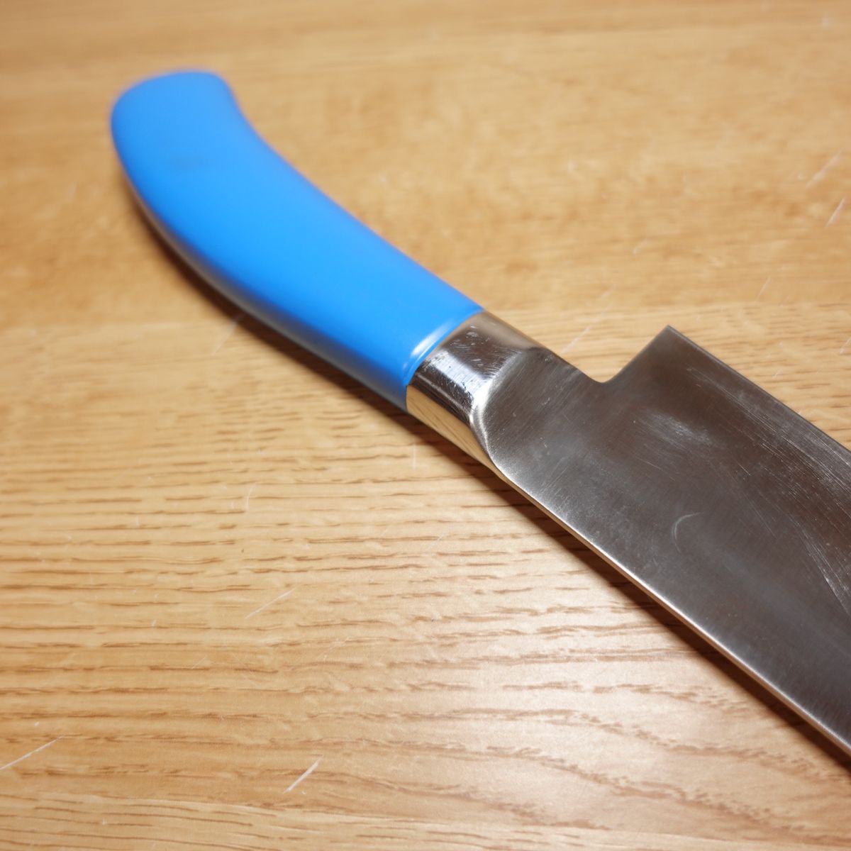 TKG-PRO Gyuto, Sharpened, All-purpose Knife, 8 Sun, Stainless Steel, Eco-Clean Antibacterial Color Blue, Molybdenum Vanadium, Double-edged, Endo Shoji