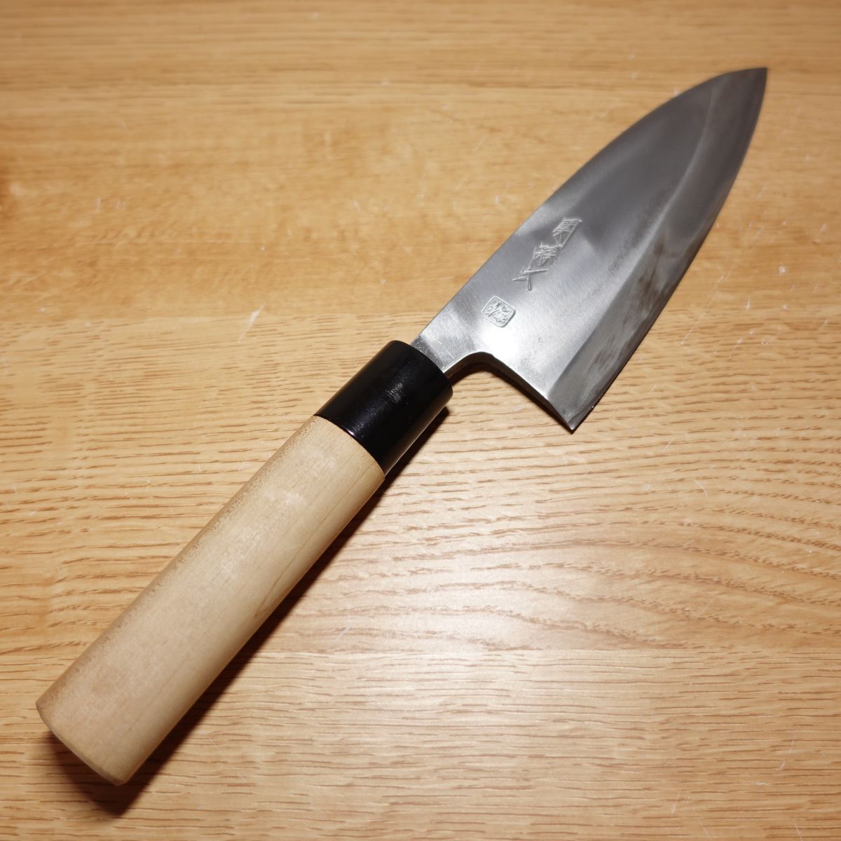 Seki-Magoroku Ume Deba Knife, Sharpened, Thick Blade, Single-edged