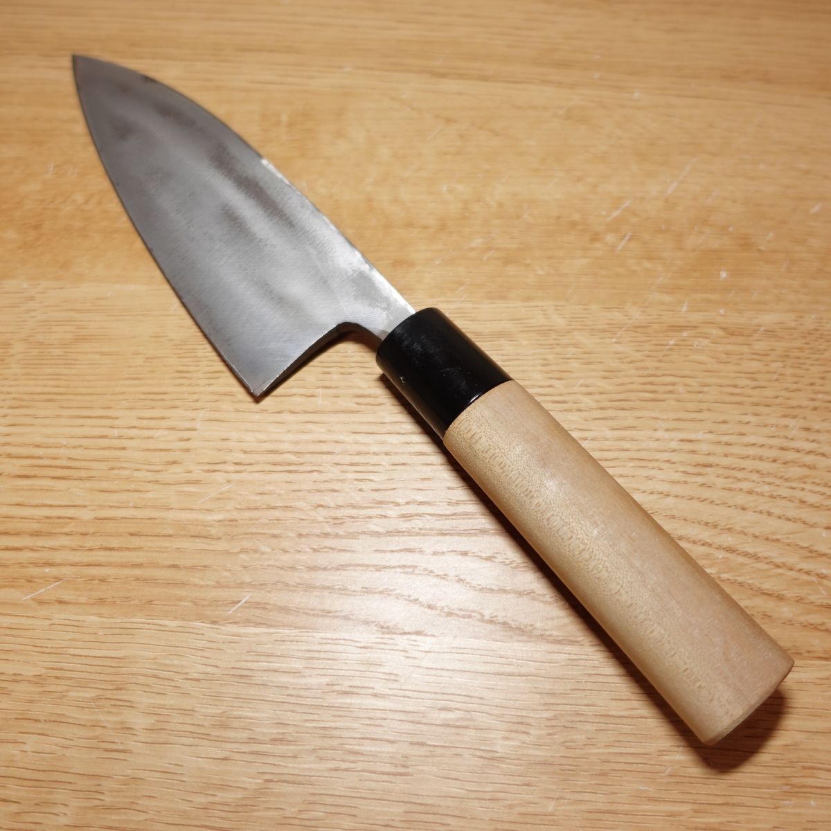 Seki-Magoroku Ume Deba Knife, Sharpened, Thick Blade, Single-edged