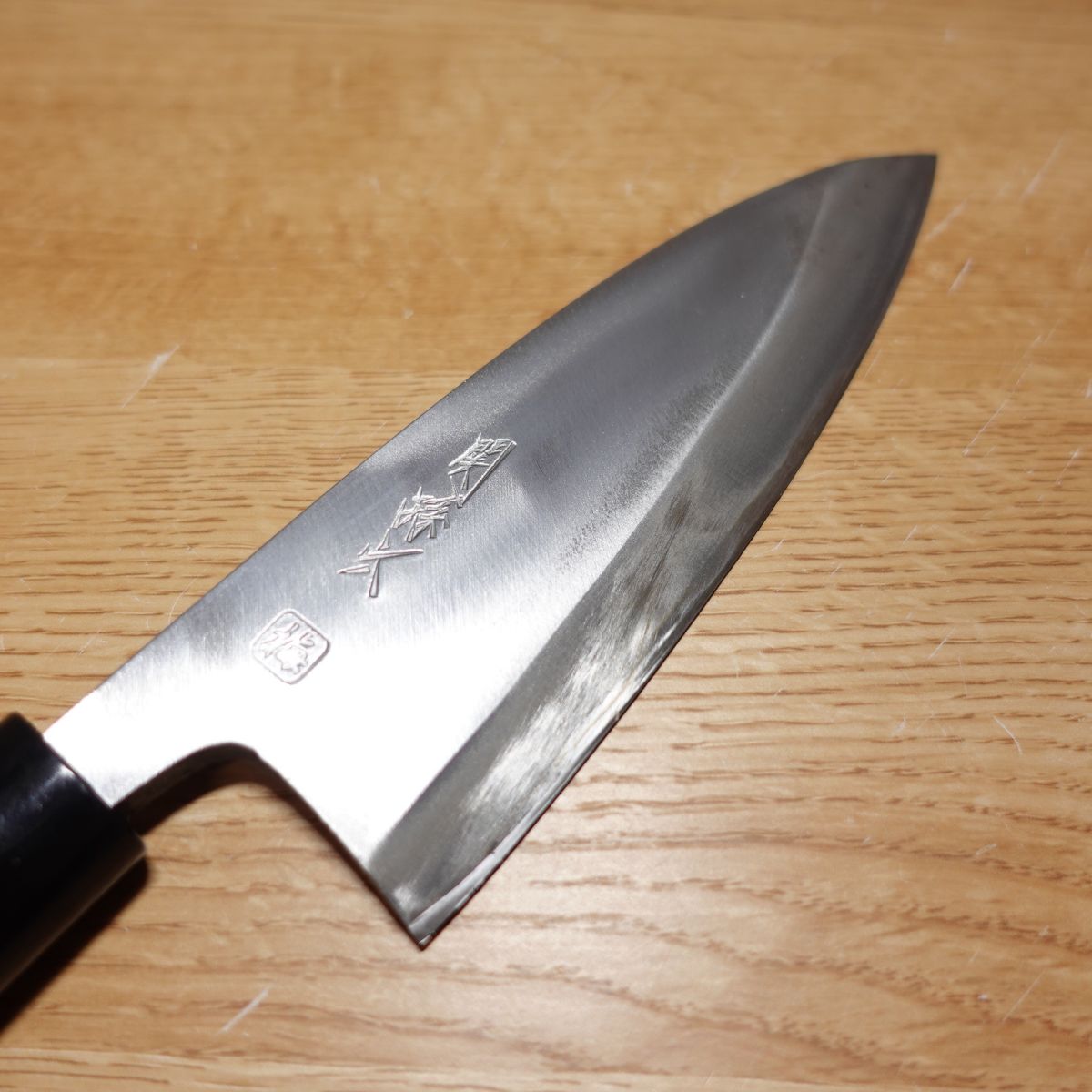 Seki-Magoroku Ume Deba Knife, Sharpened, Thick Blade, Single-edged