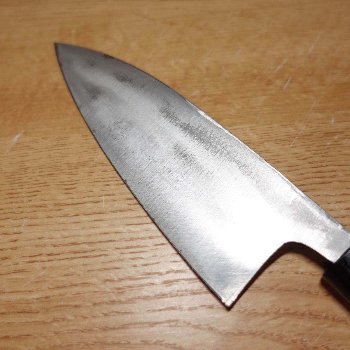 Seki-Magoroku Ume Deba Knife, Sharpened, Thick Blade, Single-edged