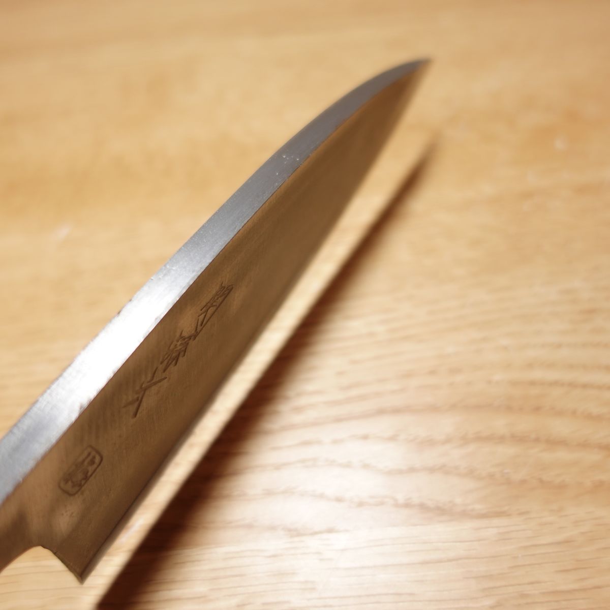 Seki-Magoroku Ume Deba Knife, Sharpened, Thick Blade, Single-edged