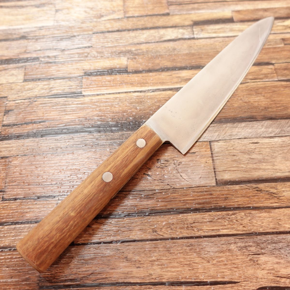 Couteau tout usage Tengu, aiguisé, Gyuto, Couteau Santoku, à double tranchant, Hon-Warikomi, DP