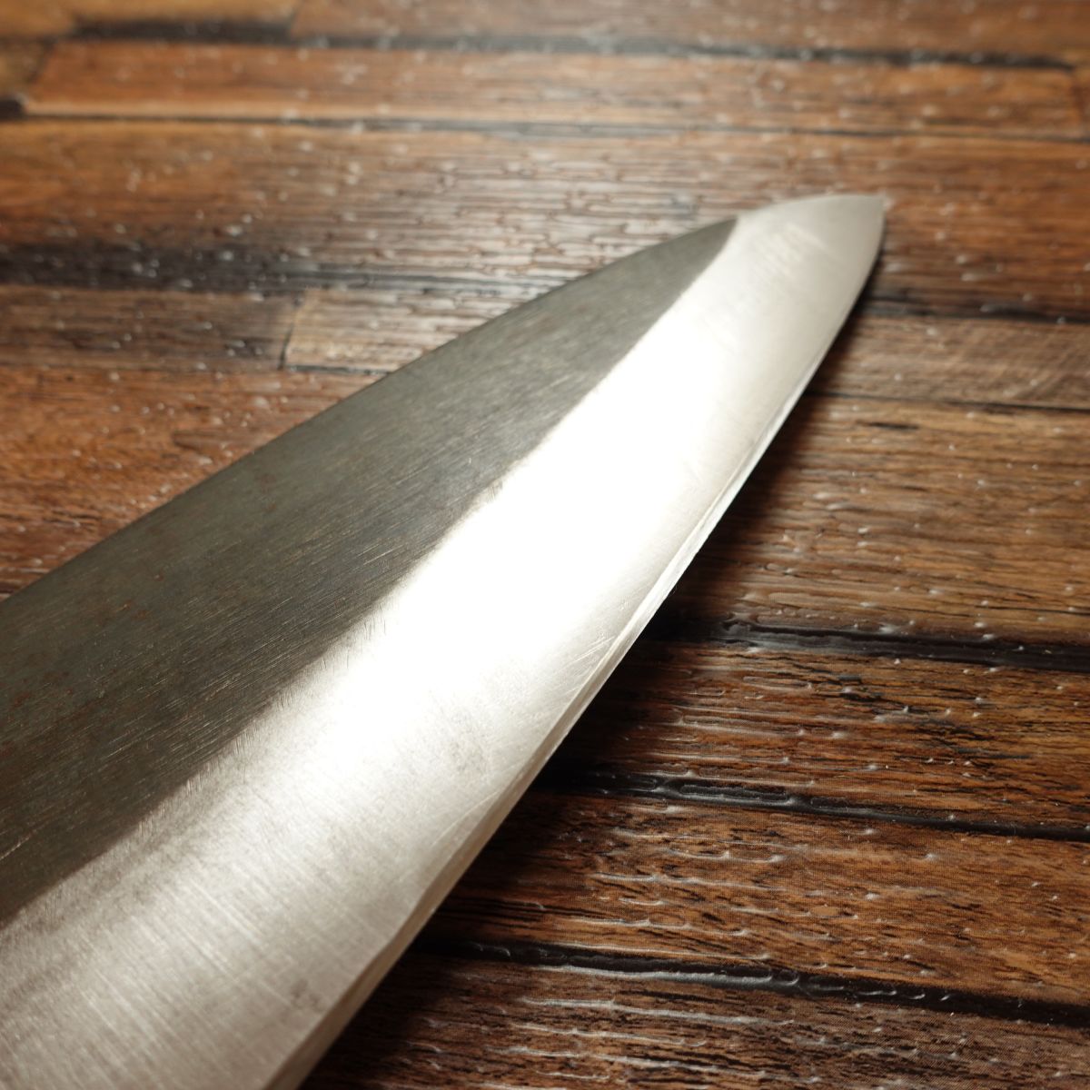 Sakai Shigekiyo Large Deba Knife, Sharpened, Black Forged, Hagane Steel