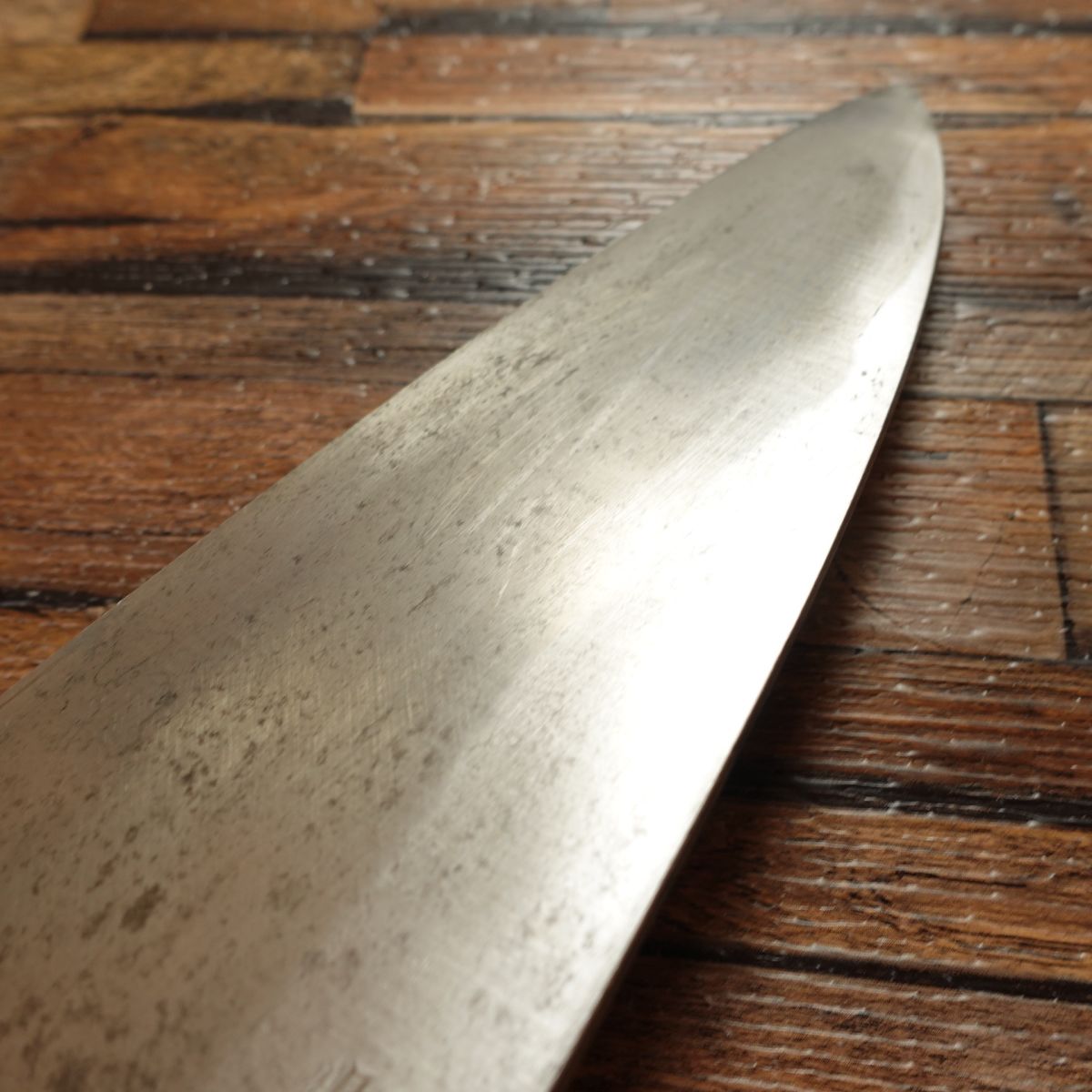 Sakai Shigekiyo Large Deba Knife, Sharpened, Black Forged, Hagane Steel