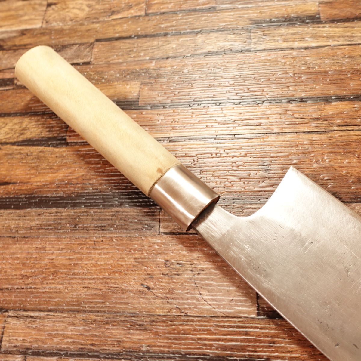 Tosa Honke Ryuko Saku Nakiri Knife, Sharpened, Thin Blade, Steel