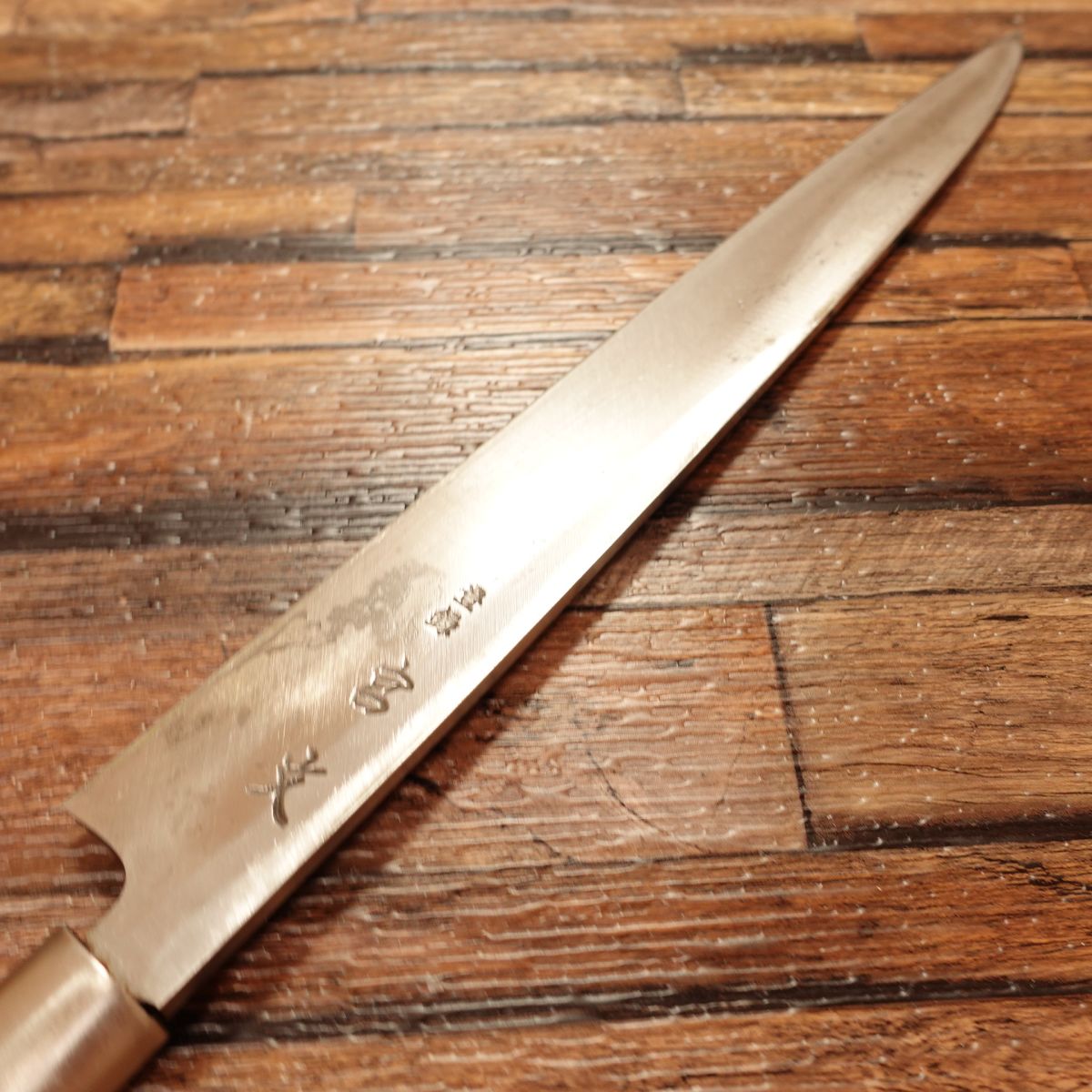 Miyabun Yanagiba Knife, Sharpened, Sashimi Knife, Steel, 8 Sun