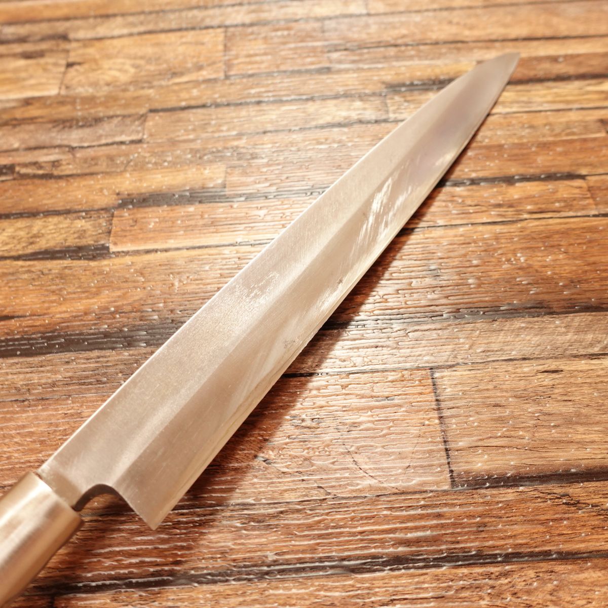 Miyabun Yanagiba Knife, Sharpened, Sashimi Knife, Steel, 8 Sun