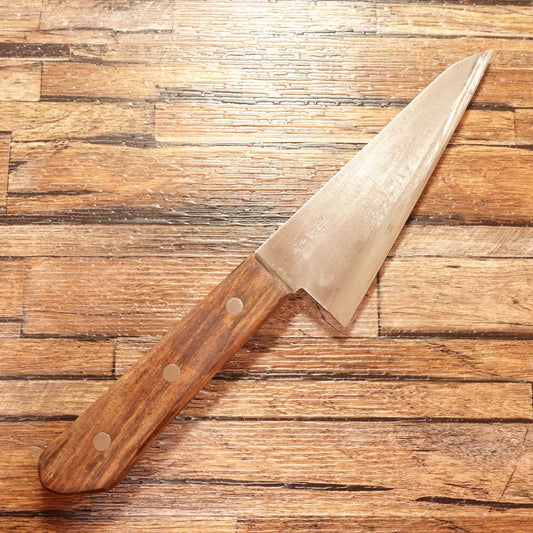 Minamoto Masamori Honesuki Knife, Sharpened, Gyuto, Wide Blade, Single-edged, Garasuki, Boning Knife