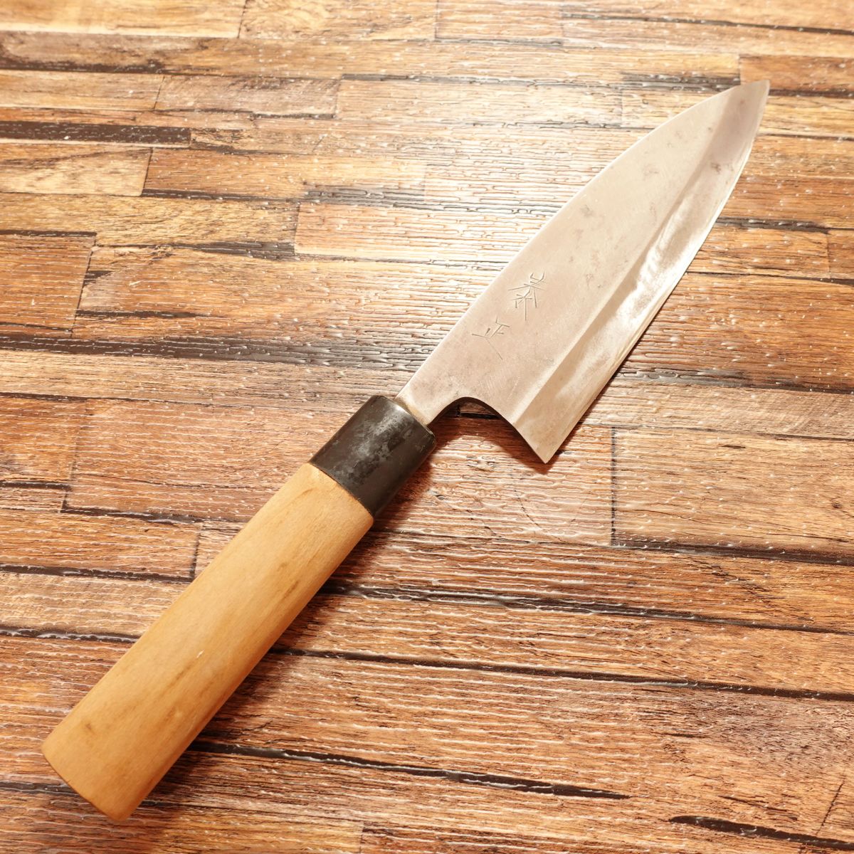 Yasumasa Deba Knife, Sharpened, Steel, 165mm