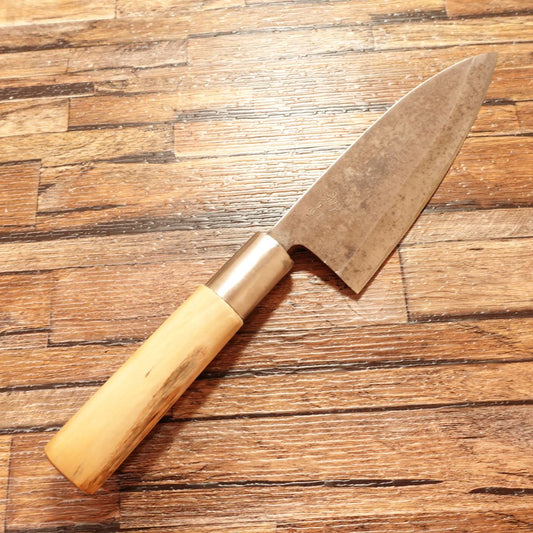 Marushin Deba Knife, Sharpened, Steel