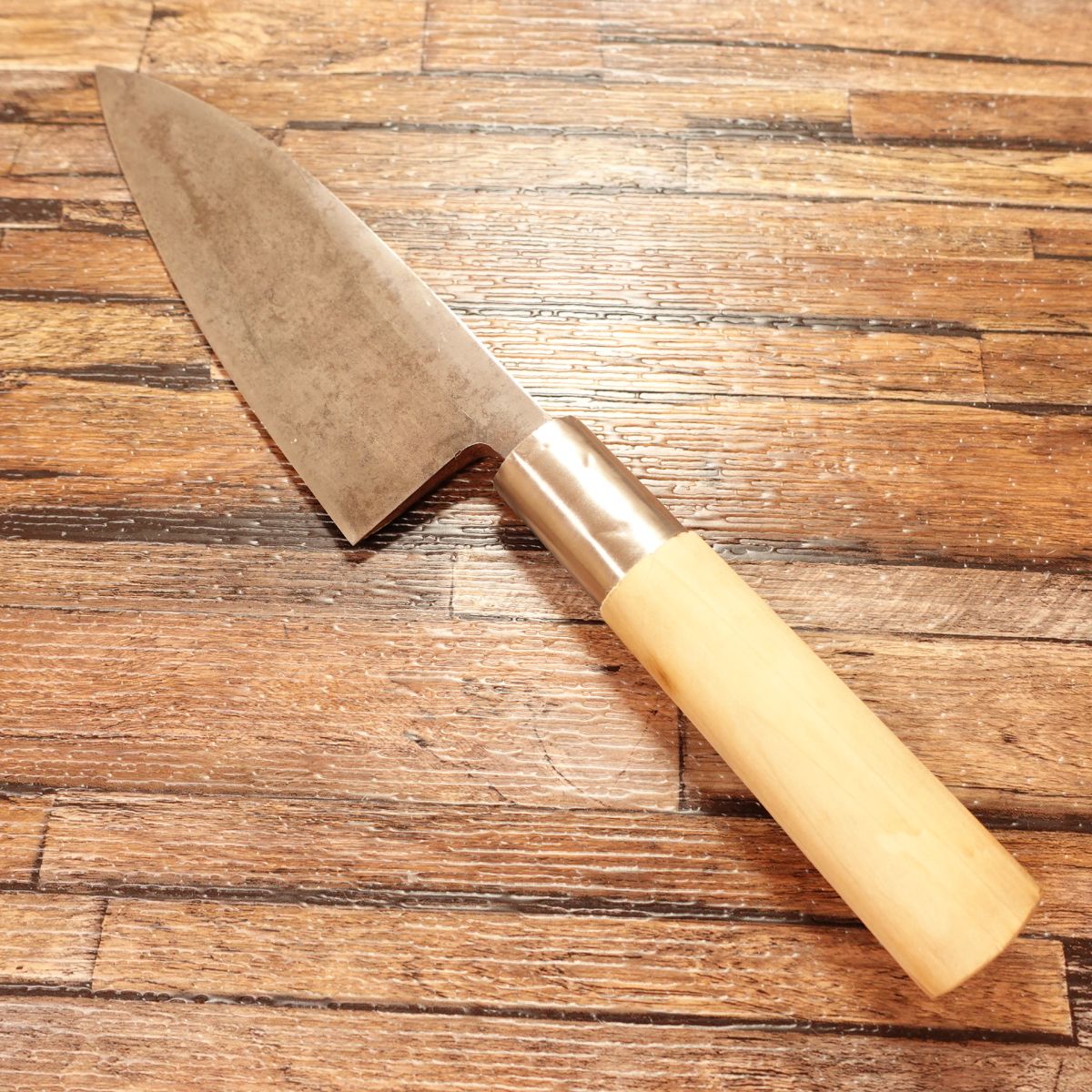 Marushin Deba Knife, Sharpened, Steel