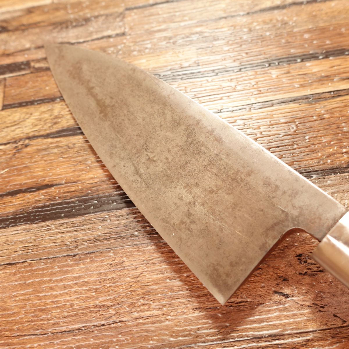 Marushin Deba Knife, Sharpened, Steel