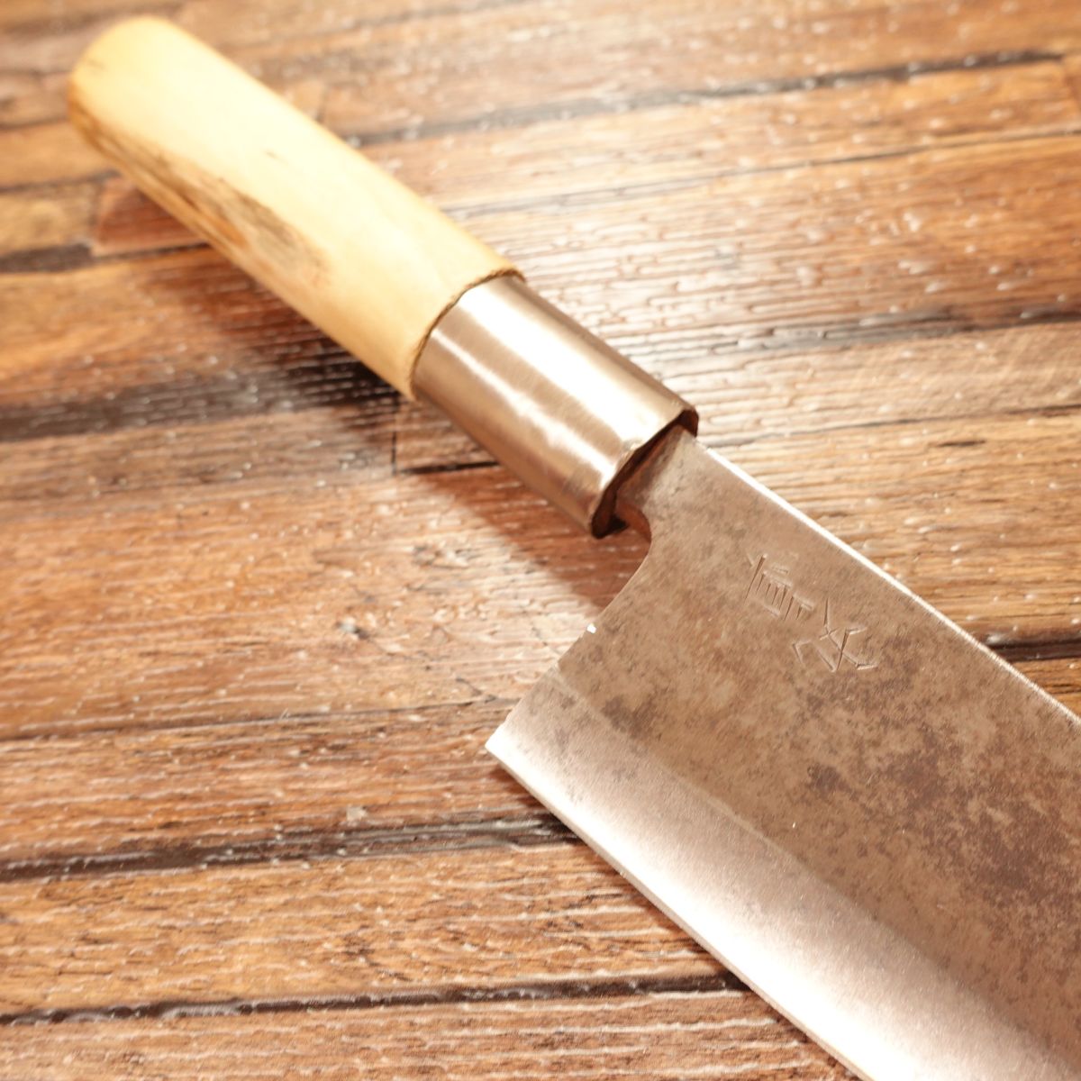 Marushin Deba Knife, Sharpened, Steel