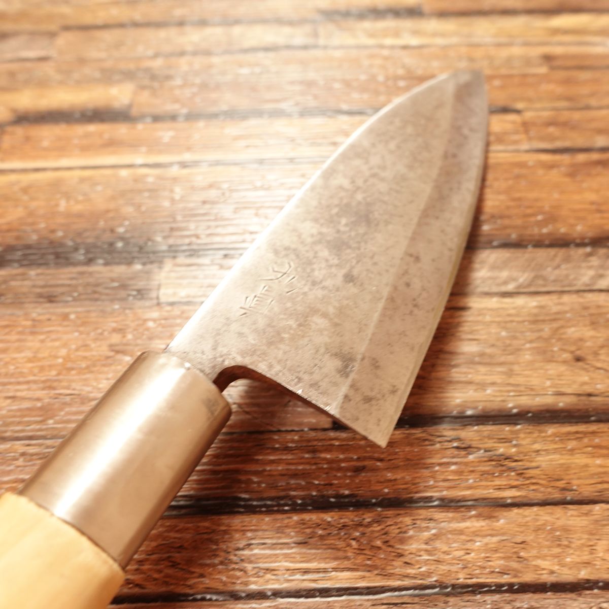 Marushin Deba Knife, Sharpened, Steel