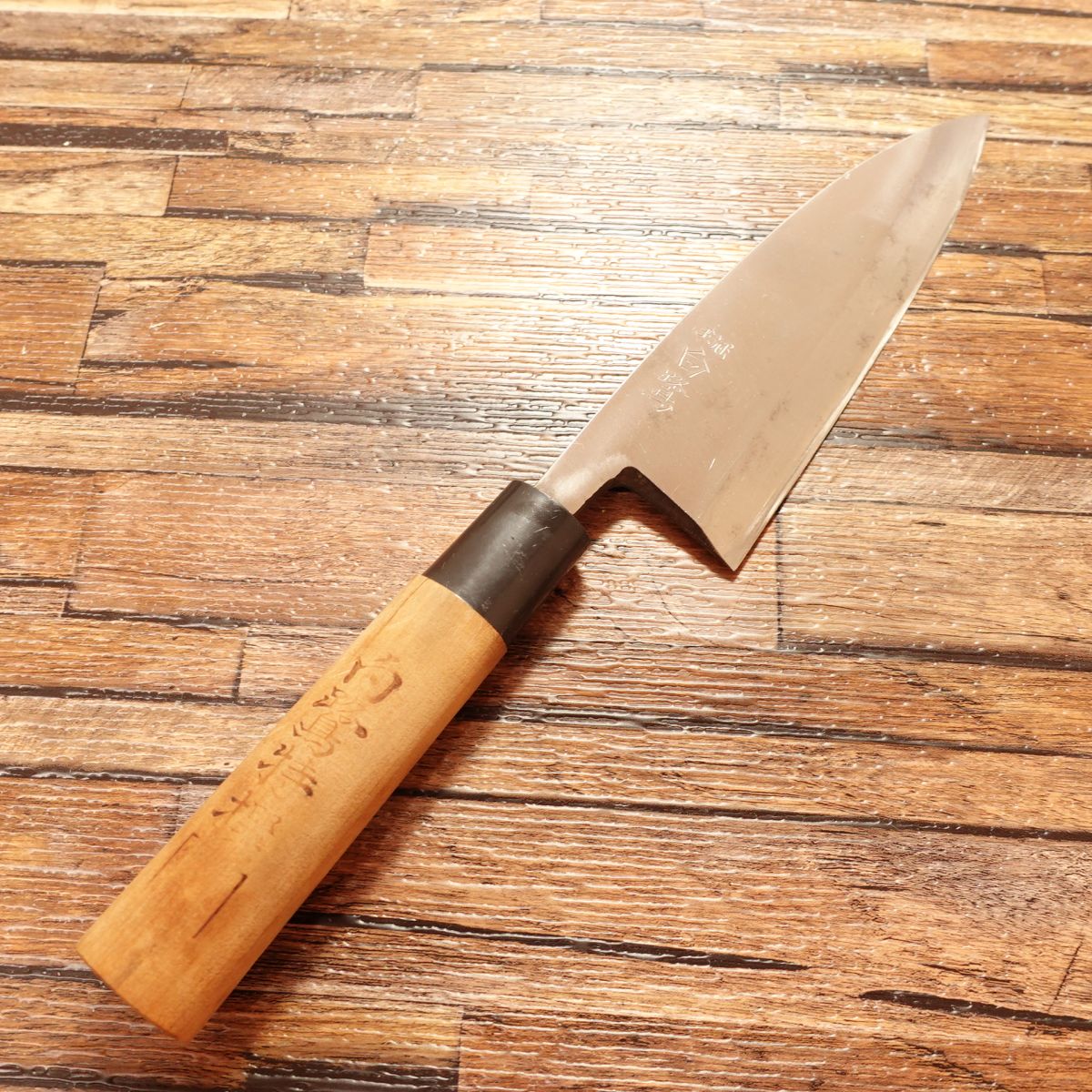 Shirasagi Deba Knife, Sharpened, Crown, Shirasagi Tokusen