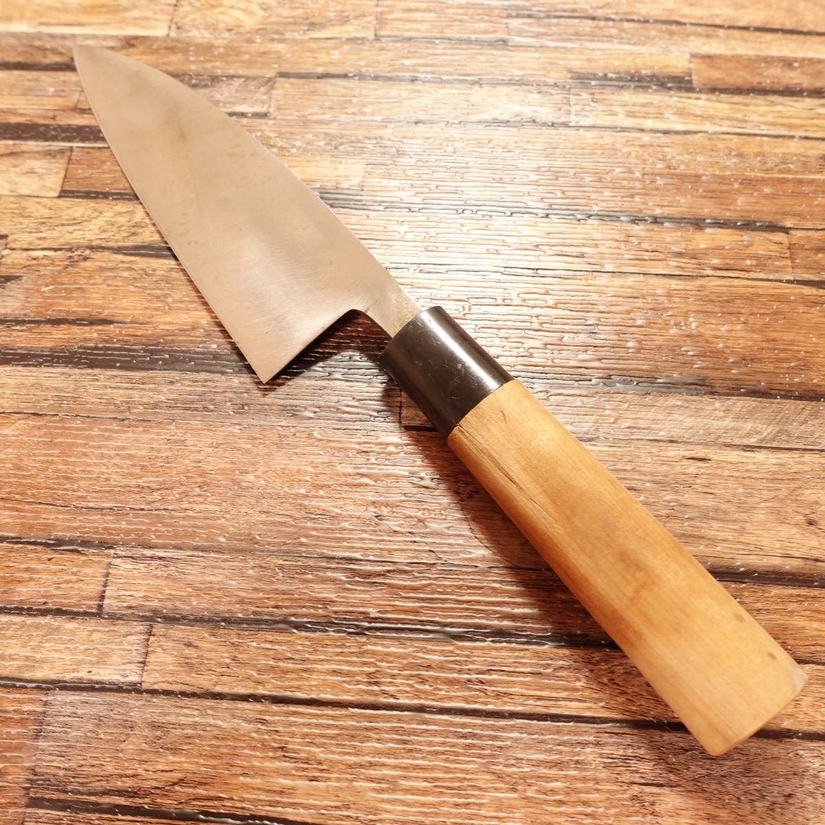 Shirasagi Deba Knife, Sharpened, Crown, Shirasagi Tokusen