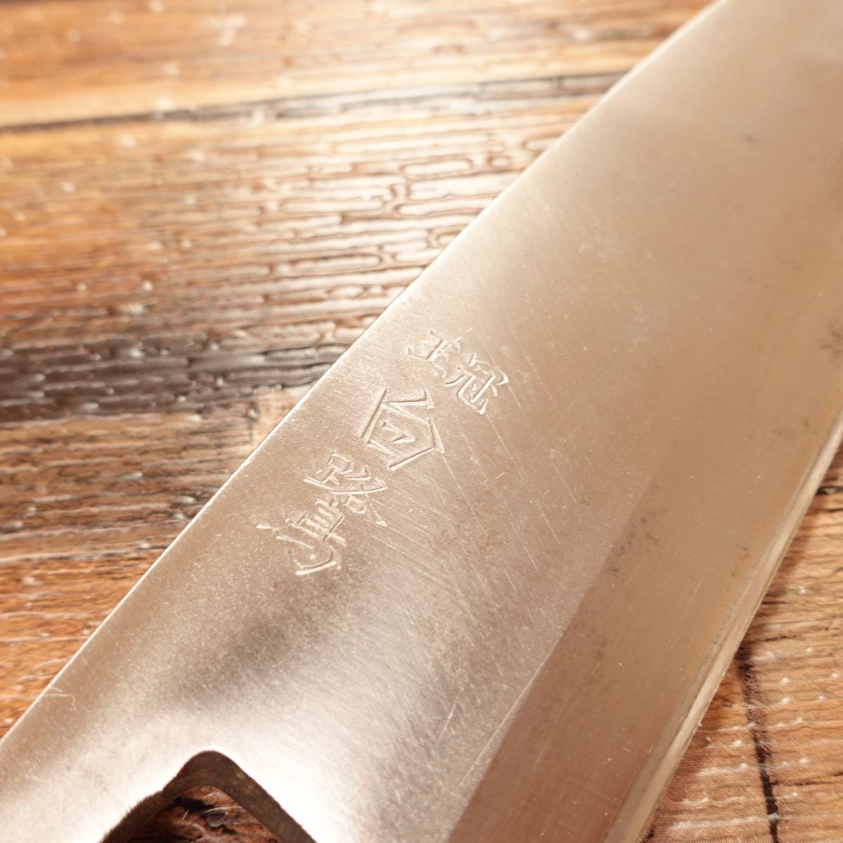 Shirasagi Deba Knife, Sharpened, Crown, Shirasagi Tokusen