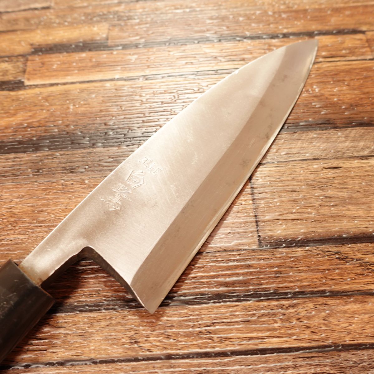 Shirasagi Deba Knife, Sharpened, Crown, Shirasagi Tokusen