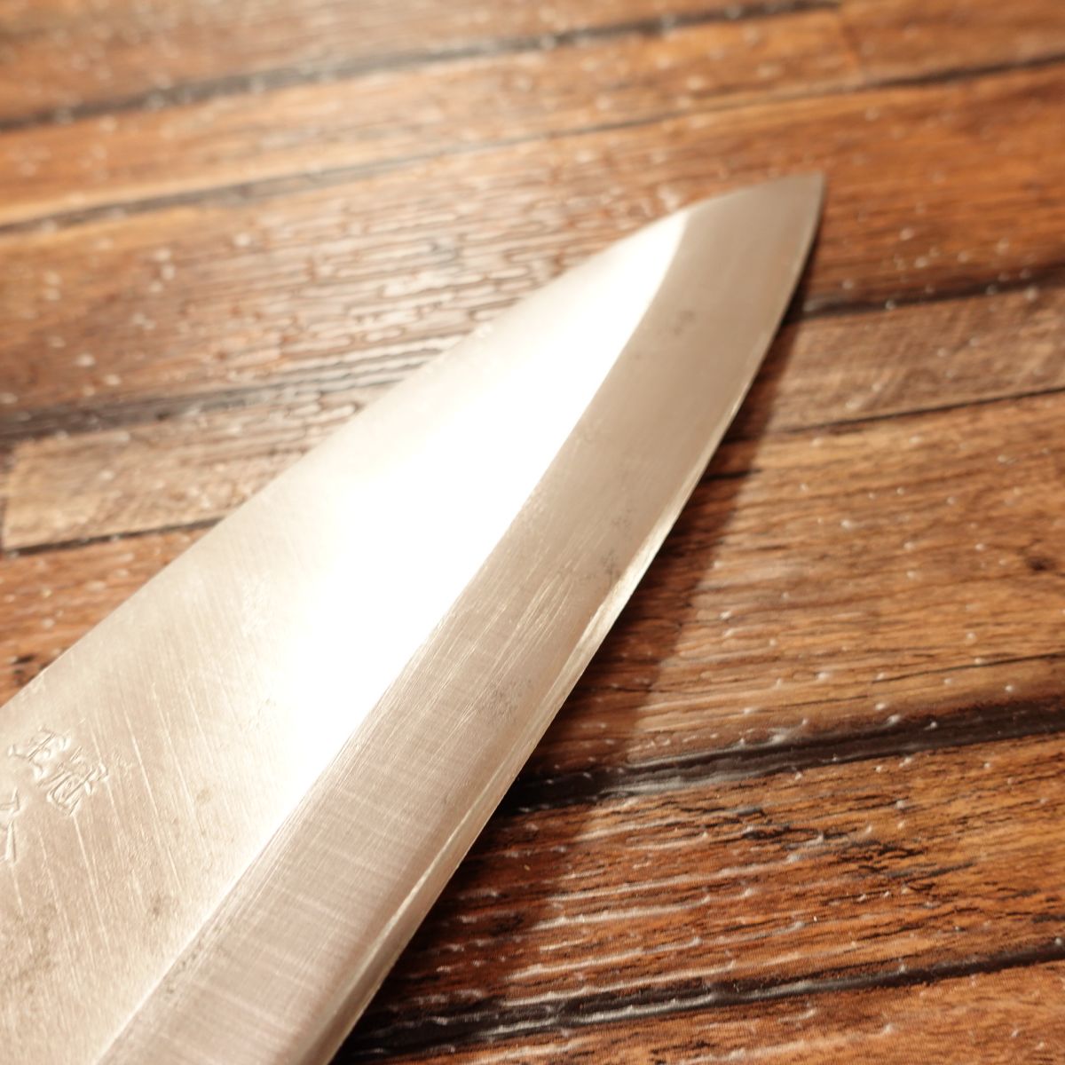 Shirasagi Deba Knife, Sharpened, Crown, Shirasagi Tokusen