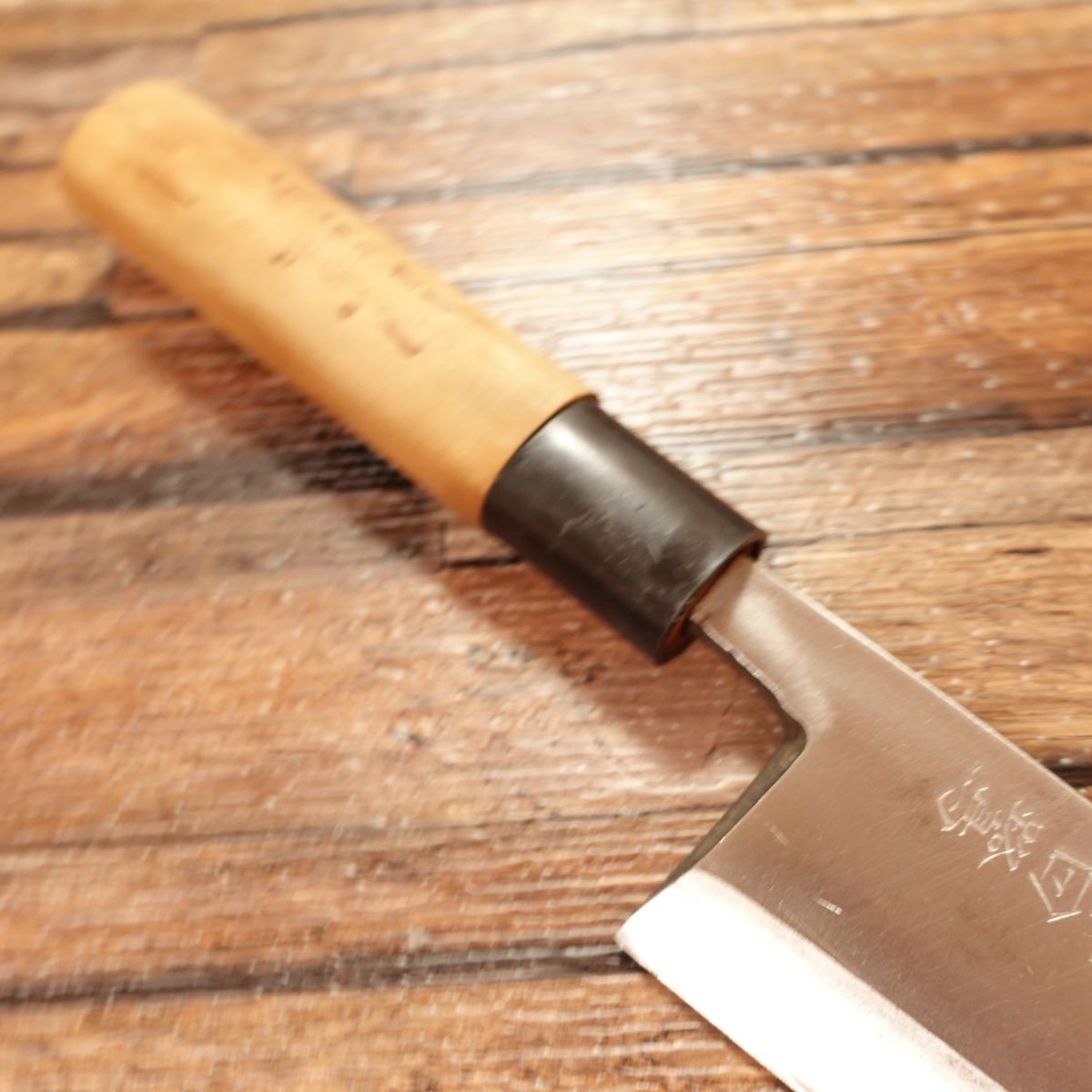 Shirasagi Deba Knife, Sharpened, Crown, Shirasagi Tokusen