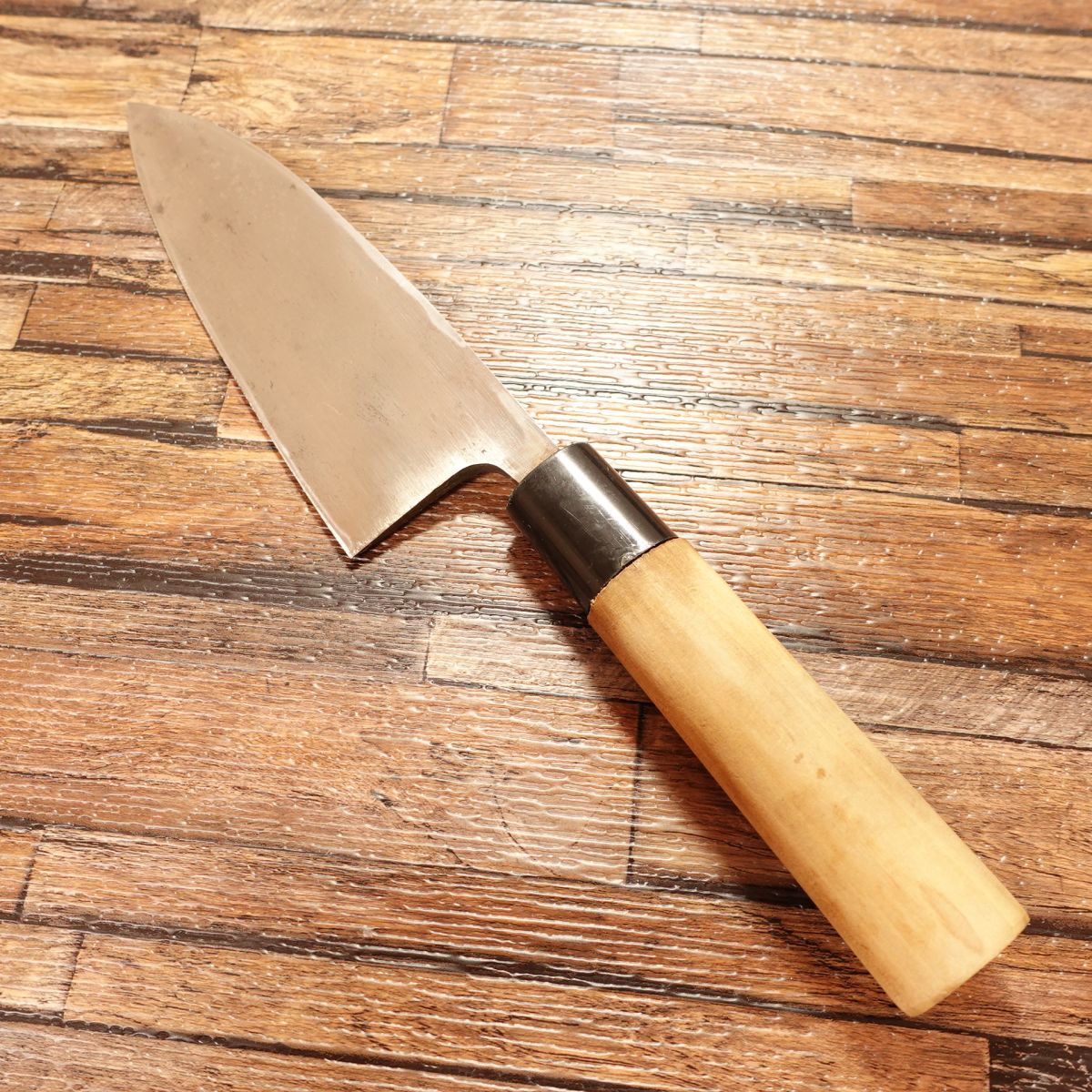 Kazuyuki Saku Deba Knife, Sharpened, Steel