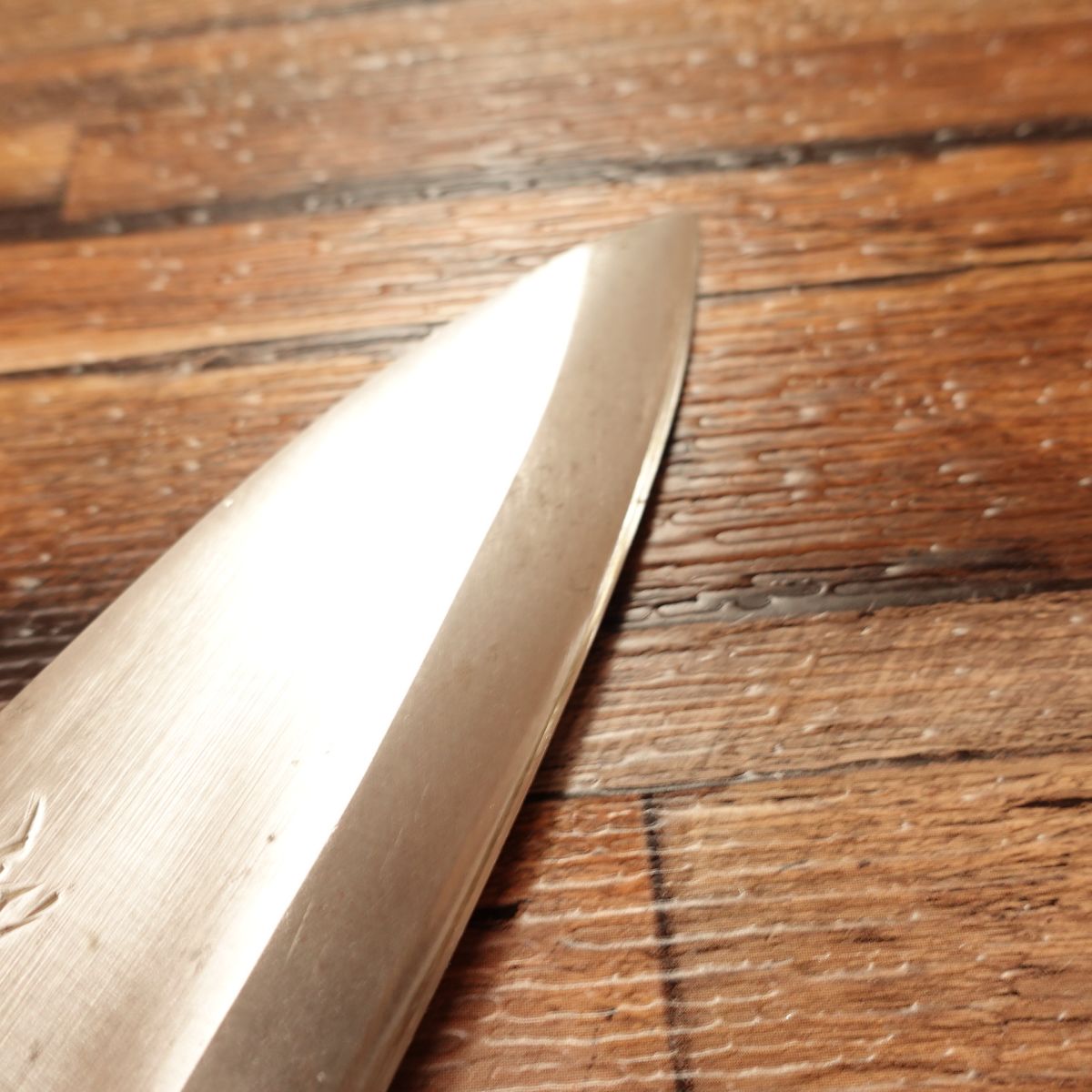 Kazuyuki Saku Deba Knife, Sharpened, Steel