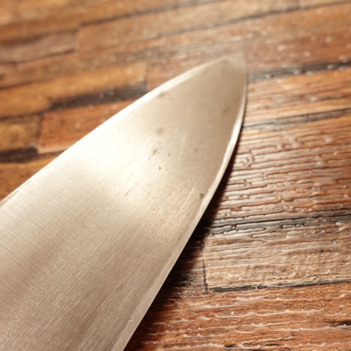 Kazuyuki Saku Deba Knife, Sharpened, Steel