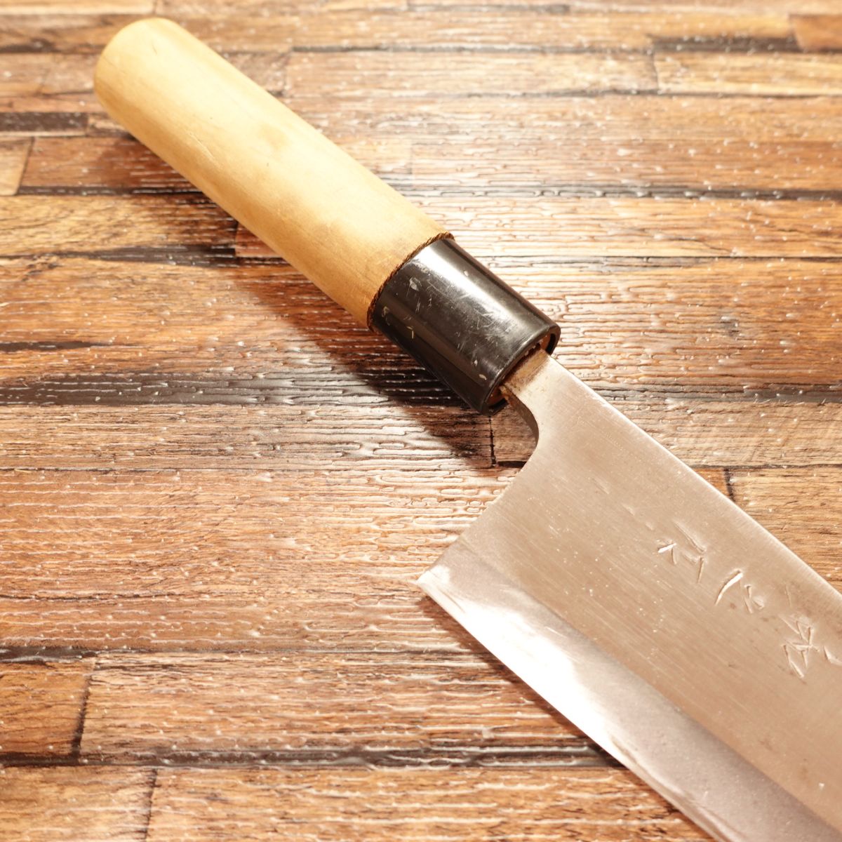 Kazuyuki Saku Deba Knife, Sharpened, Steel