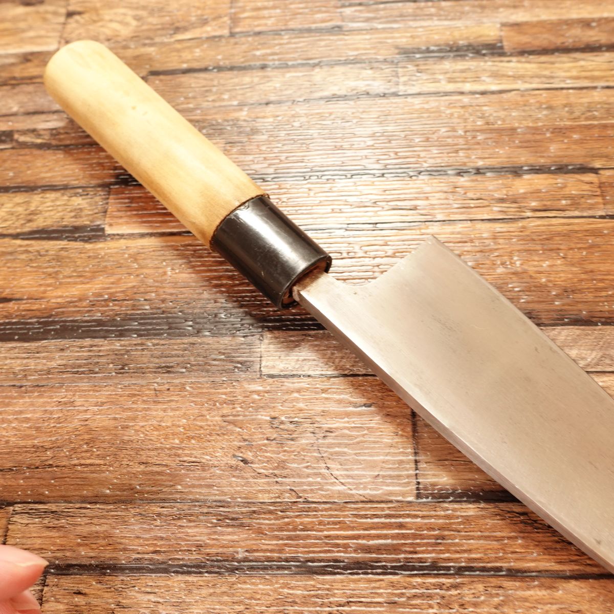 Kazuyuki Saku Deba Knife, Sharpened, Steel