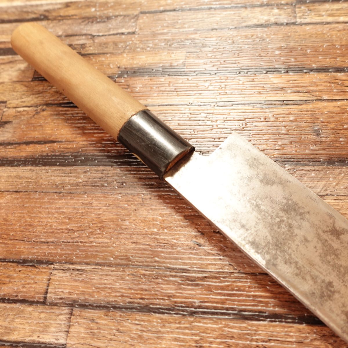 Sakai Takumi Saku Ai-Deba Knife, Sharpened, Funayuki, Single-edged, Also Usable as All-purpose Knife