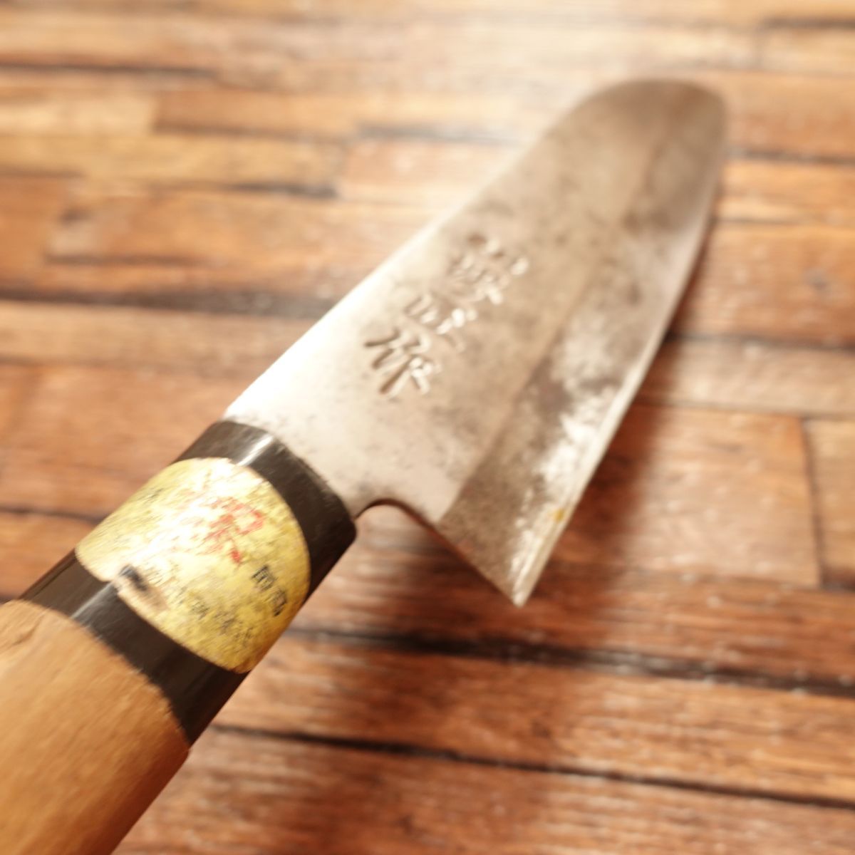 Sakai Takumi Saku Ai-Deba Knife, Sharpened, Funayuki, Single-edged, Also Usable as All-purpose Knife