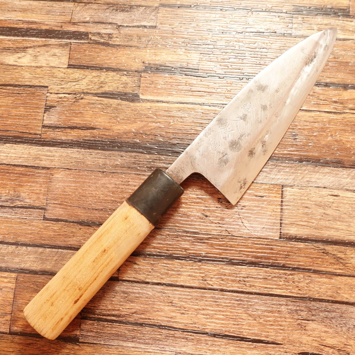 Sakai Hisamatsu Aideba Knife, Sharpened, Funayuki Knife, Thin Blade, Special Forged