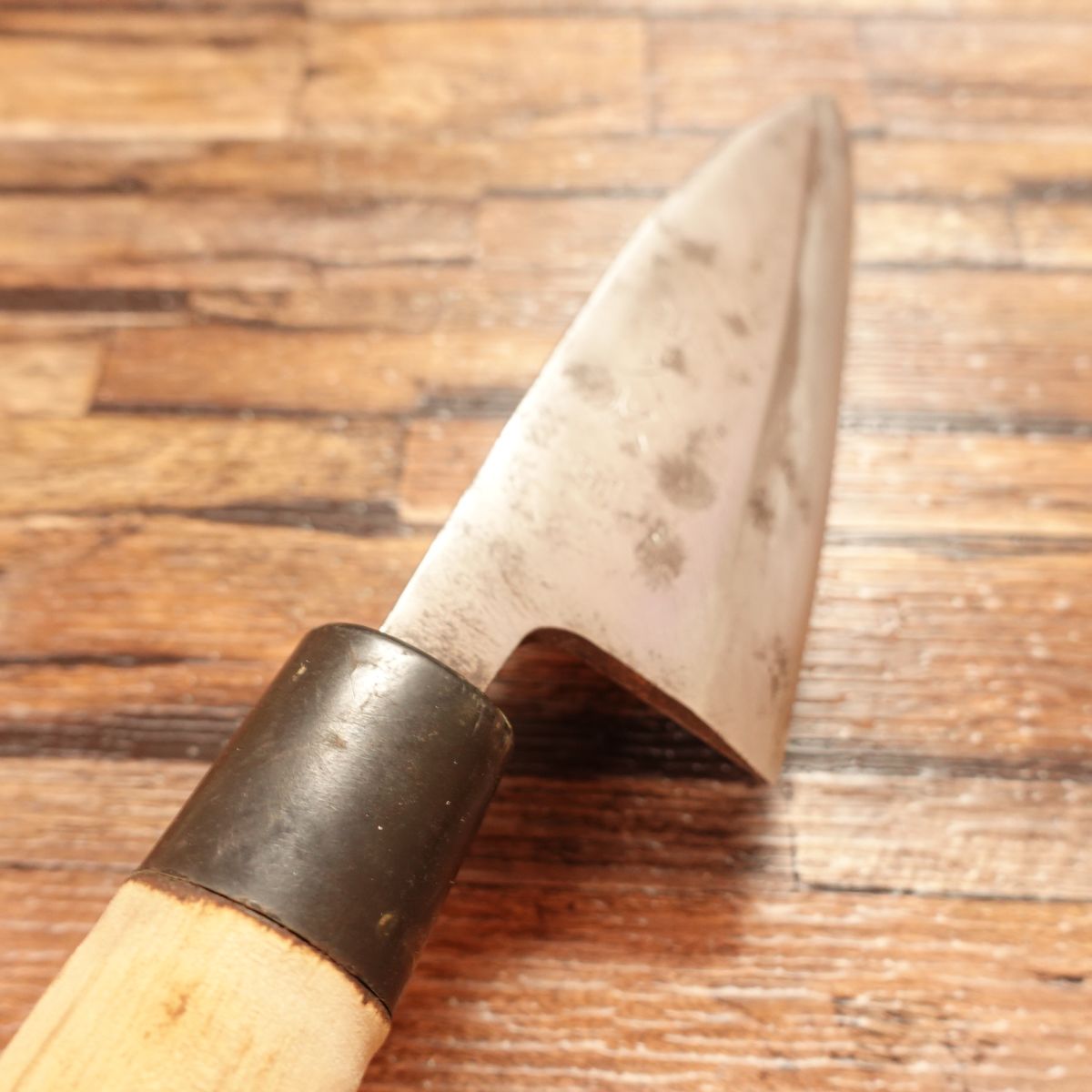 Sakai Hisamatsu Aideba Knife, Sharpened, Funayuki Knife, Thin Blade, Special Forged