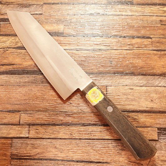 Seiko Saku Santoku Knife, Sharpened, All-purpose Bunka Knife, K-tip, DP Gold, Stainless Steel