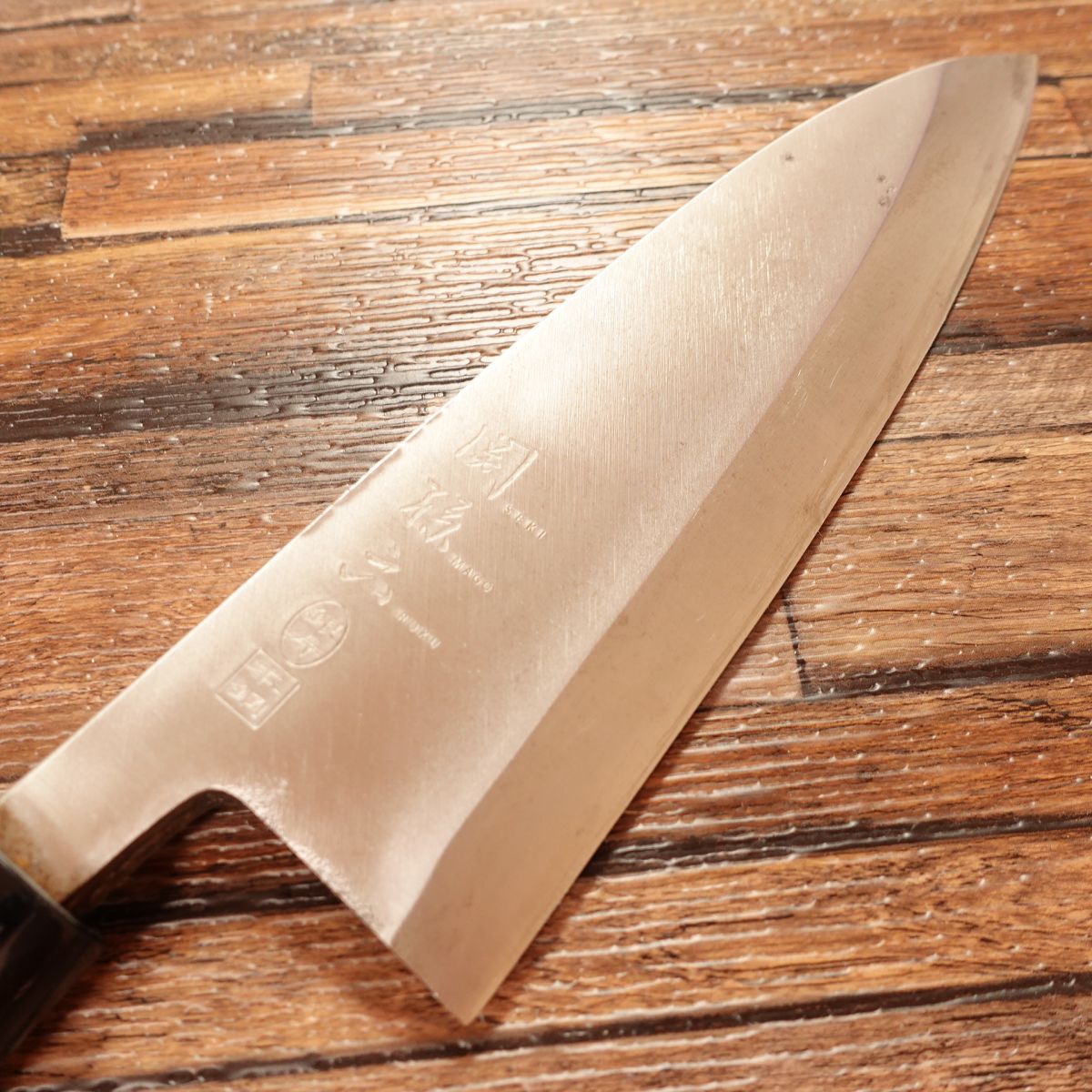 Seki Magoroku Ginjyu Deba Knife, Sharpened, Carbon Steel