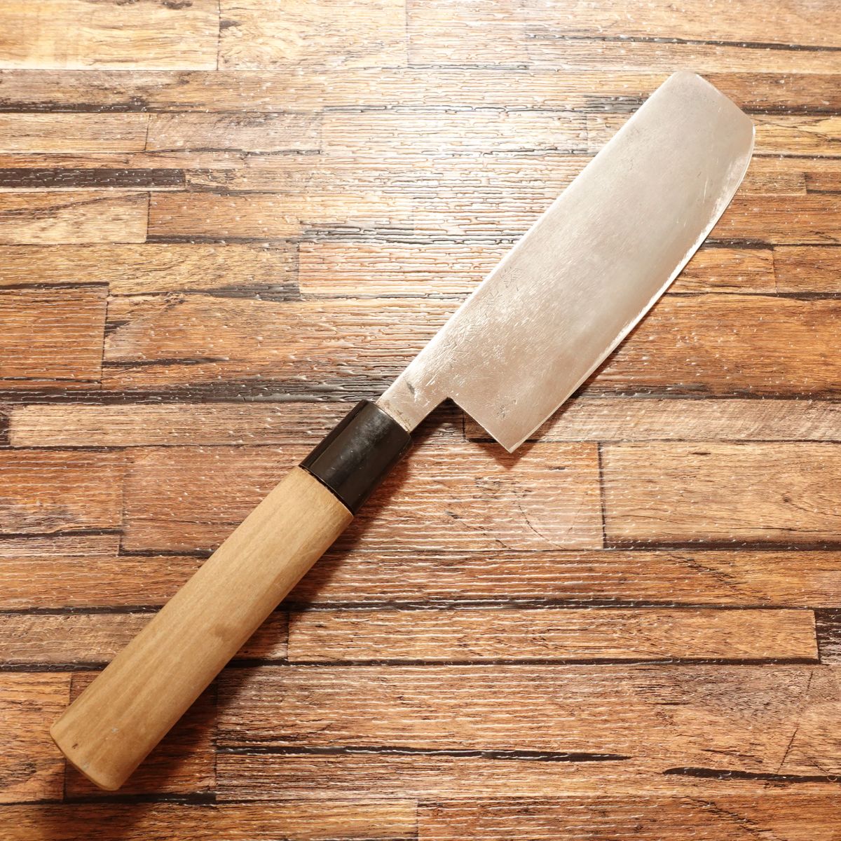 Minamoto Tsunenobu Nakiri Knife, Sharpened, Usuba, Hagane Steel, Vegetable Cutter