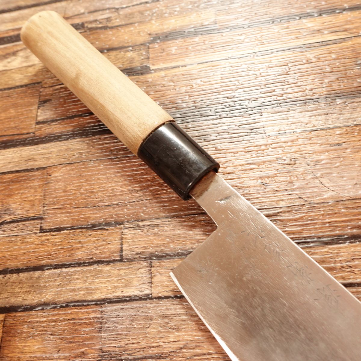 Minamoto Tsunenobu Nakiri Knife, Sharpened, Usuba, Hagane Steel, Vegetable Cutter