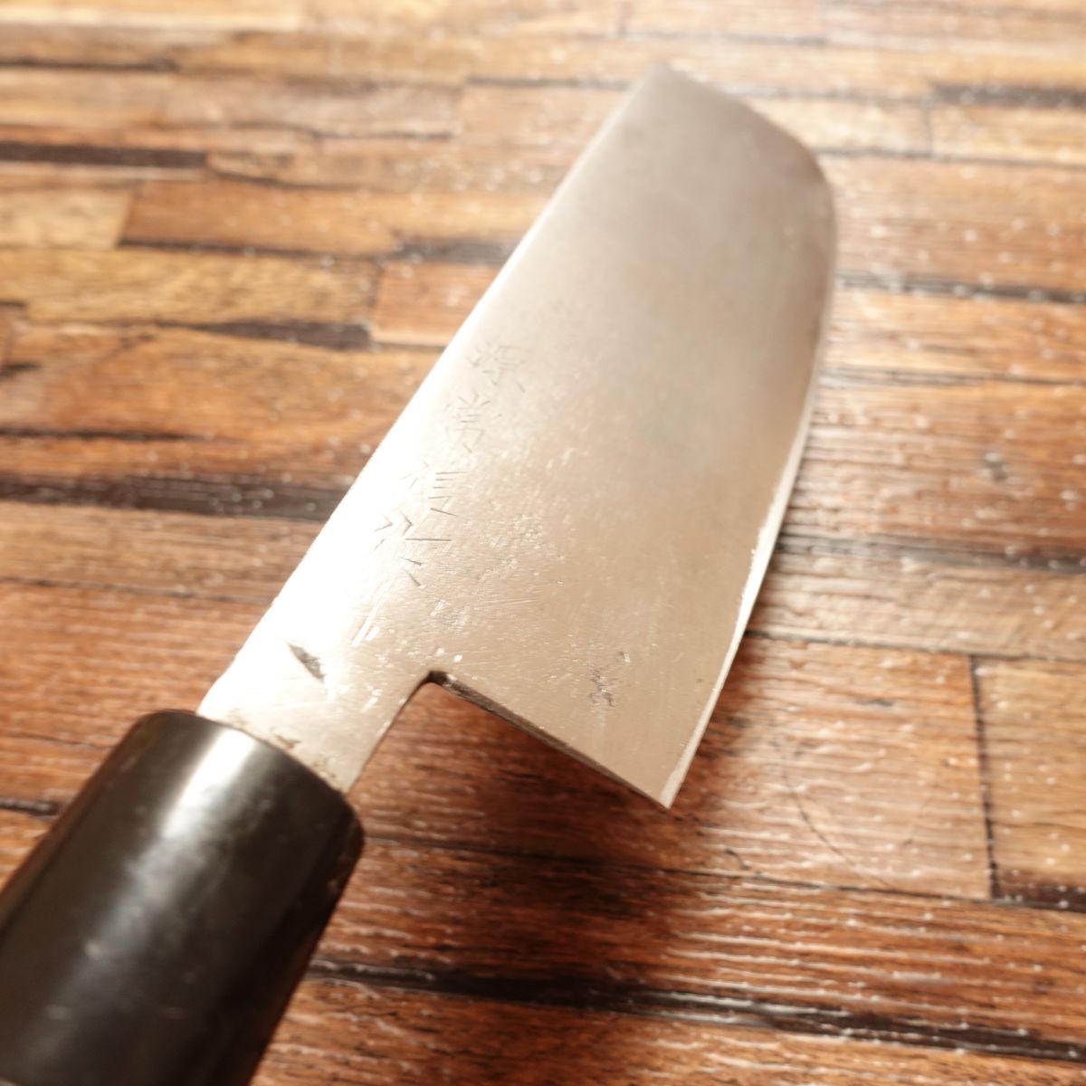 Minamoto Tsunenobu Nakiri Knife, Sharpened, Usuba, Hagane Steel, Vegetable Cutter