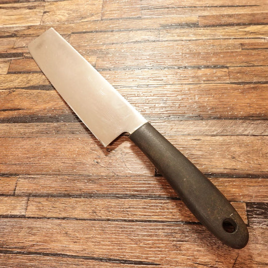 Bunmei Yoshikin Nakiri Knife, Sharpened, Stainless Steel, 160mm