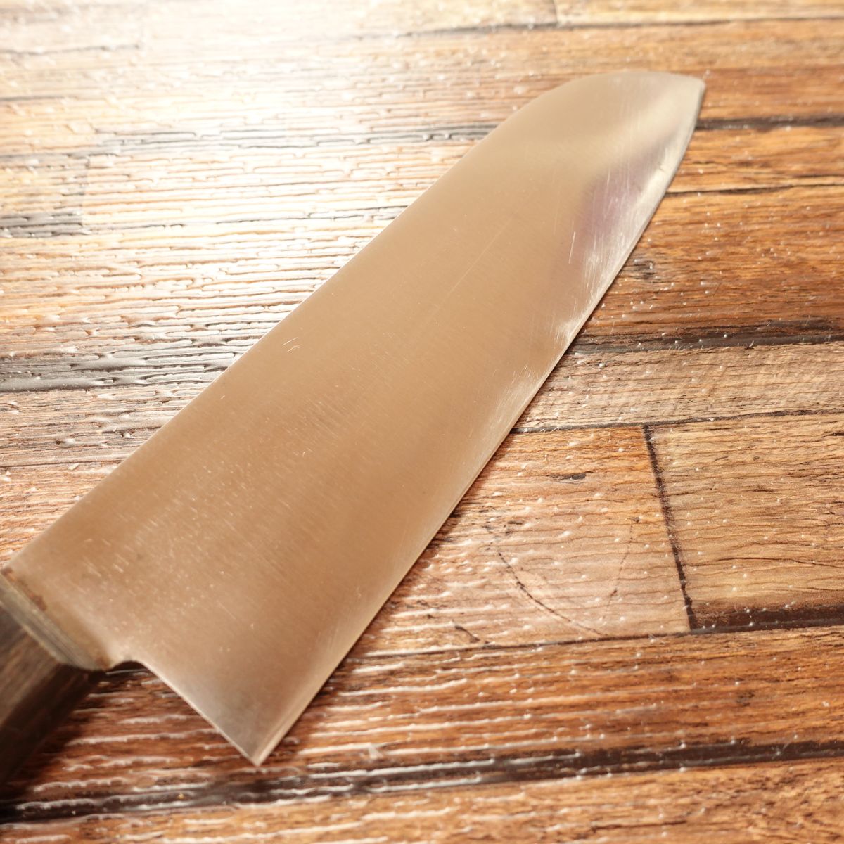 Masahiro Santoku Knife, Sharpened, Yasutsuna Made, All-Purpose Knife, Stainless Steel, Lightly Used