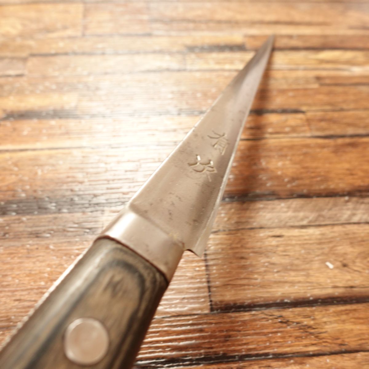 Aritsugu Sujihiki Knife, Sharpened, Petty Knife, Slicer, Crane-Necked, Single-Bevel Like