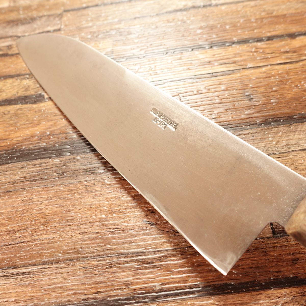 Miyabun Santoku Knife, Sharpened, All-Purpose Knife, Swedish Steel K-121, Western Steel