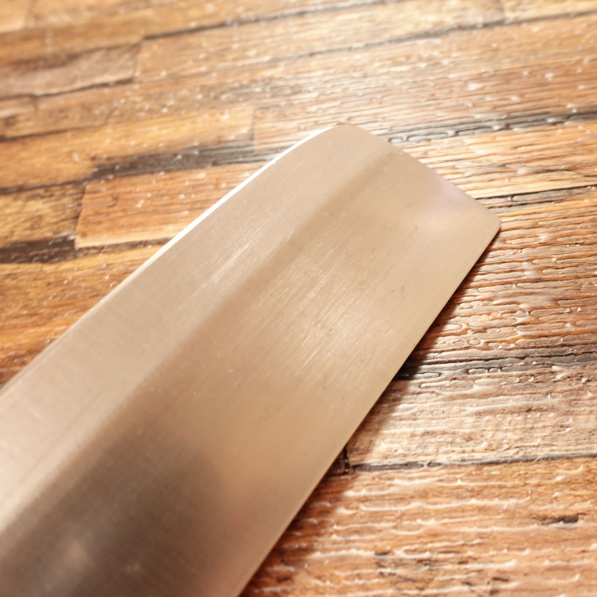 Seki Ippongi Saku Nakiri Knife, Sharpened, Thin Blade, Stainless Steel