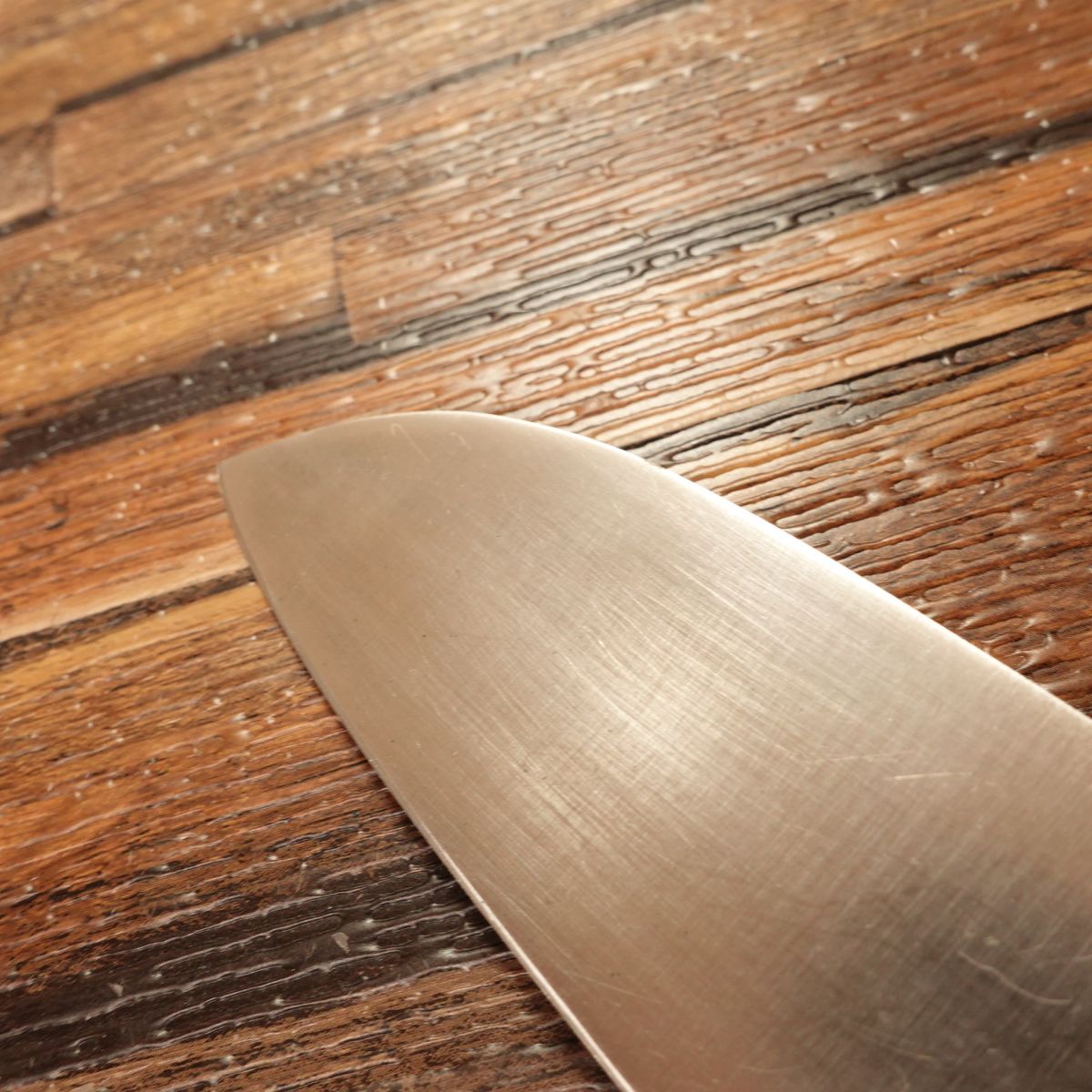 Suncraft Santoku Knife, Sharpened, All-Purpose Knife, Red Handle, Gin no Kami No.8 Stainless Steel, SUNCRAFT, 150mm