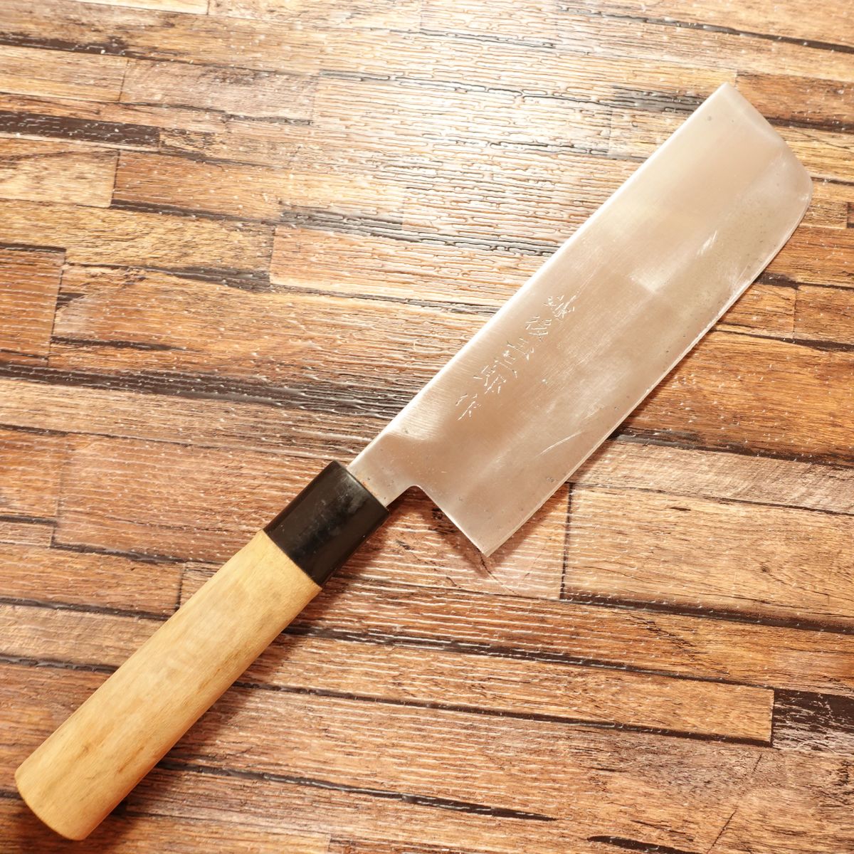 Echigo Tamasaburo Nakiri Knife, Sharpened, Thin Blade, Nakiri, Stainless Steel