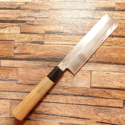 Seki-Magoroku Nakajima Usuba Knife, Sharpened, Thin Blade, Single-edged, Steel