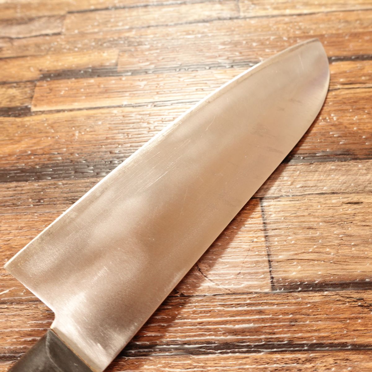 Hiromoto Saku Santoku Knife, Sharpened, All-purpose Knife, Steel, Hon-Warikomi, DP