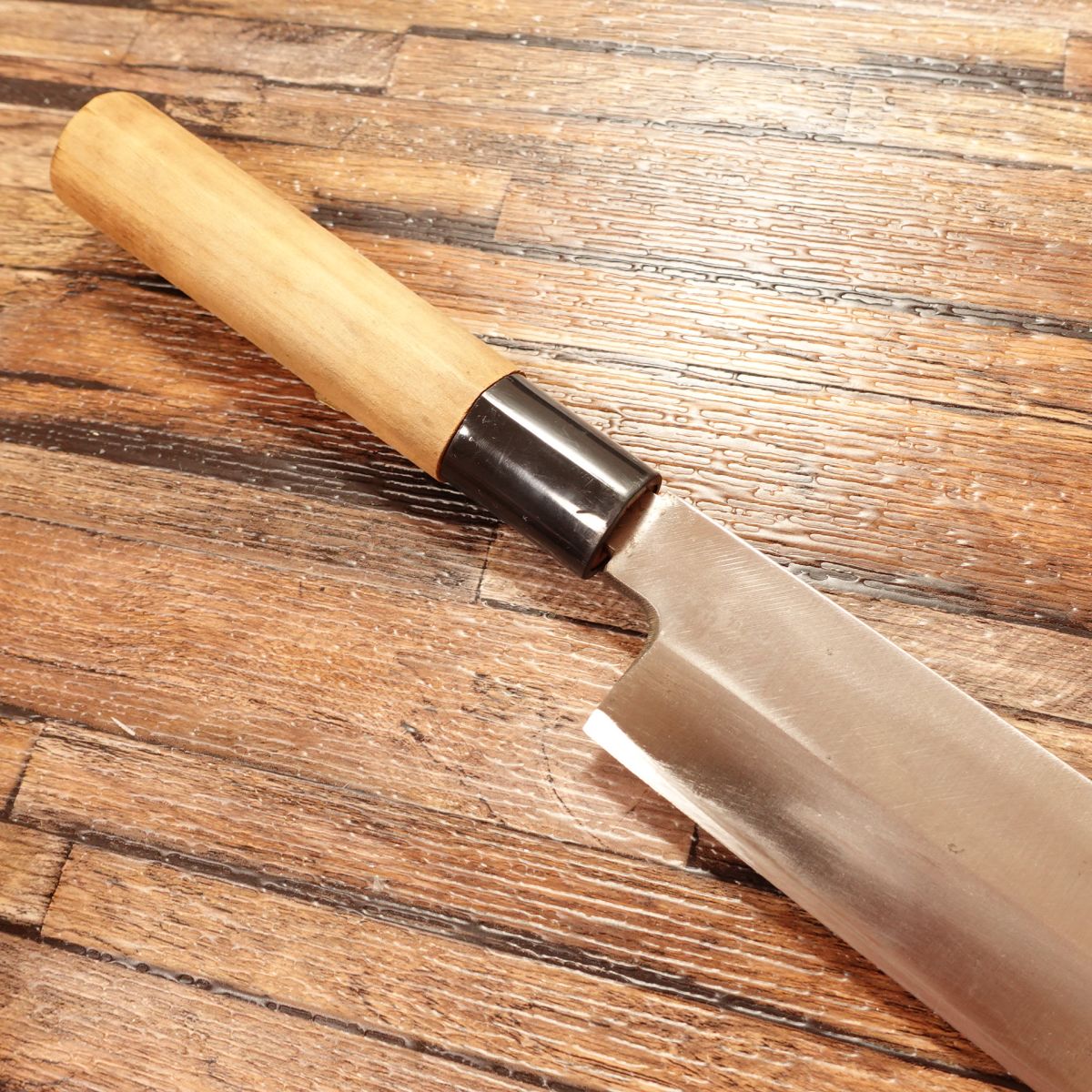 Yasuki Steel Usuba Knife, Sharpened, Recommended by Sakai Cutlery Cooperative, Single-edged, Nakiri