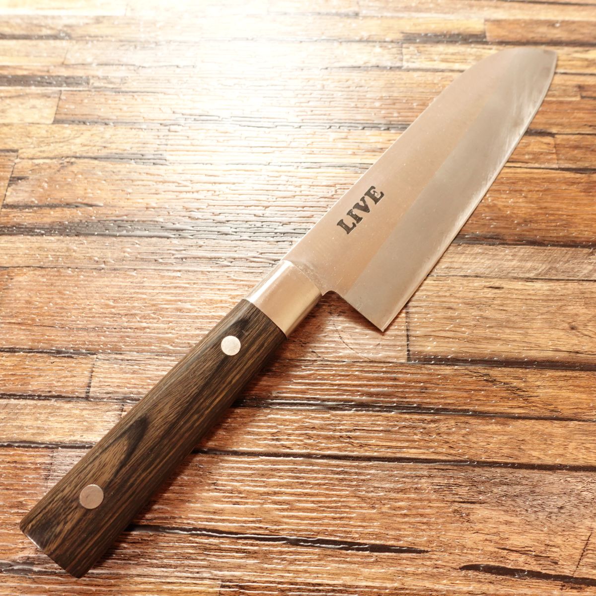 LIVE Santoku Knife, Sharpened, Warikomi, All-Purpose Knife